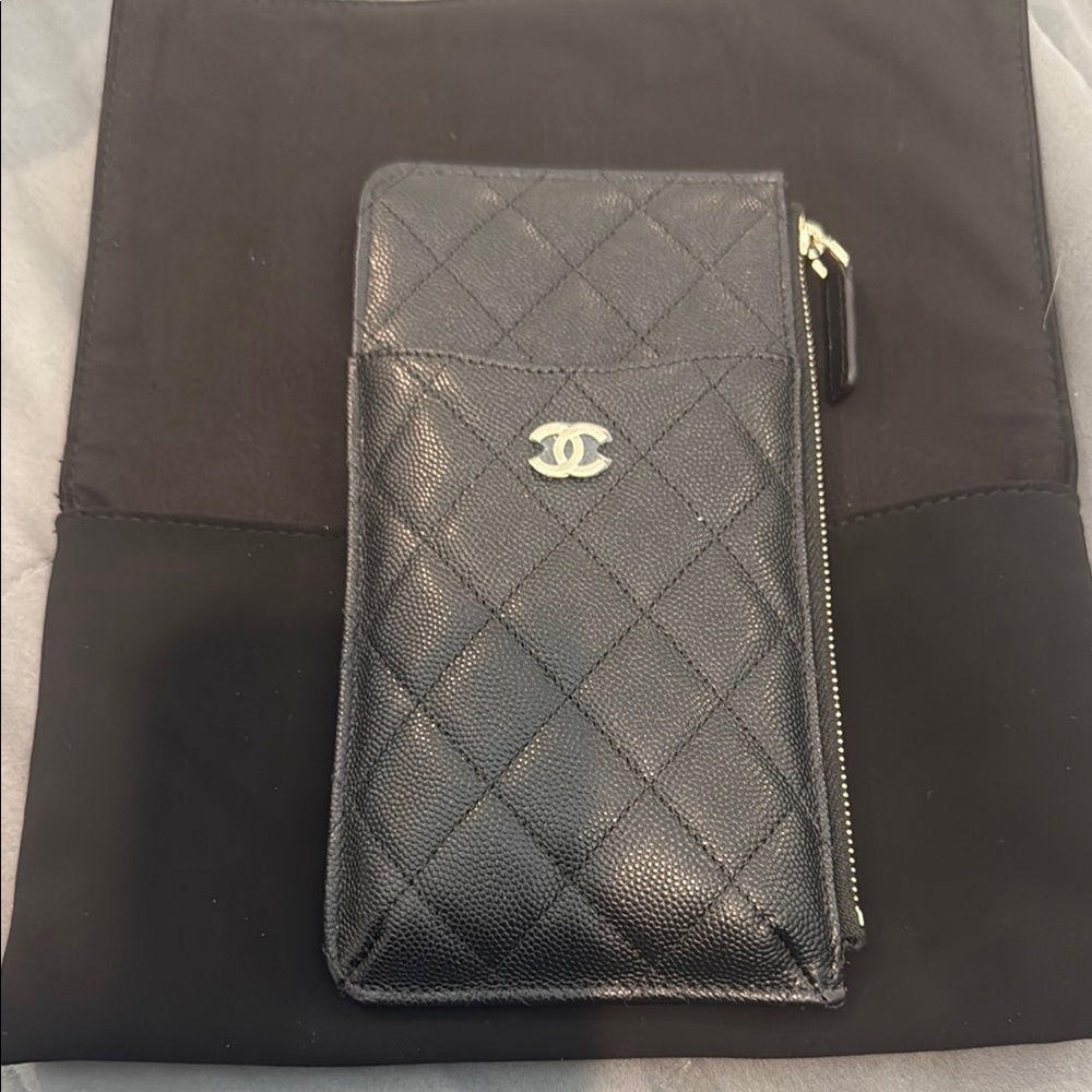 Brand new Chanel phone case and wallet